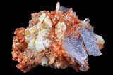 Orange Creedite Crystal Cluster - Durango, Mexico #79386-1